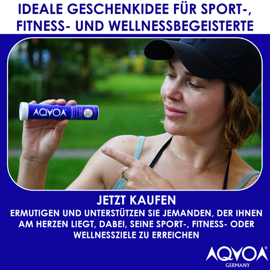 Aqvoa Elektrolyte Brausetabletten in moderner Verpackung